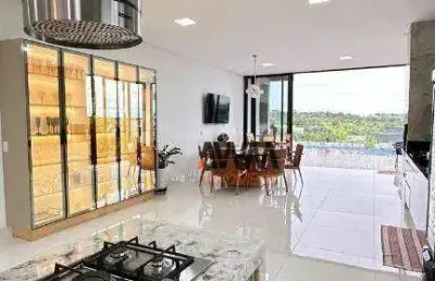 Casa com 4 suítes à venda, 310 m² por r$ 3.150.000 - cond do lago - goiânia/go
