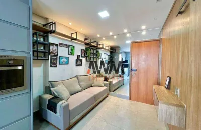 Apartamento com 1 suíte à venda, 59 m² por r$ 540.000 - jardim goiás - goiânia/go