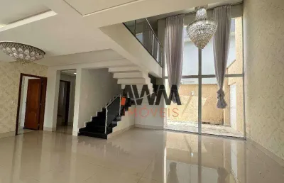 Sobrado com 5 suítes à venda, 506 m² por r$ 5.200.000 - jardins verona - goiânia/go