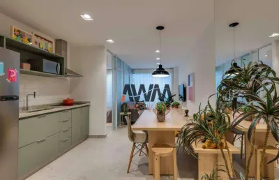 Apartamento com 1 quarto à venda, 47 m² por r$ 425.000 - setor bueno - goiânia/go