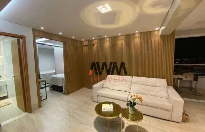 Cobertura mobiliada com 2 quartos, 101 m² - venda por r$ 1.180.000 ou aluguel, sob consulta- setor oeste - goiânia/go