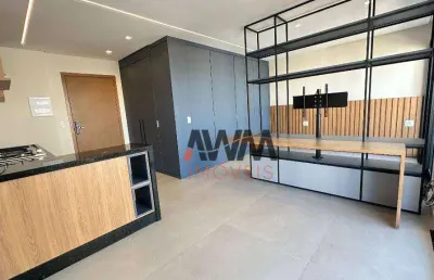 Apartamento com 1 quarto para alugar, 44 m²- setor bueno - goiânia/go