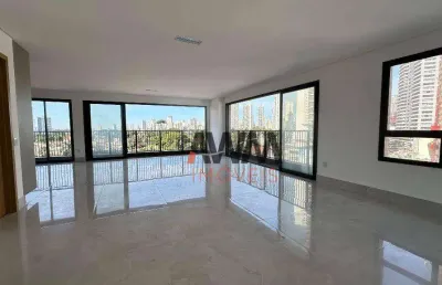 Apartamento com 3 suites plenas, lavabo, 2 vagas para alugar, 167 m² - setor marista - goiânia/go