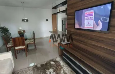 Apartamento mobiliado com 2 quartos para alugar, 62 m²- parque amazônia - goiânia/go