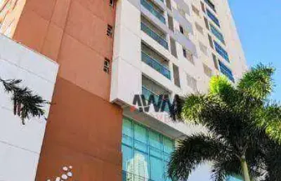 Apartamento mobilido com 1 quarto para alugar, 51 m² por r$ 3.905/mês - setor marista - goiânia/go