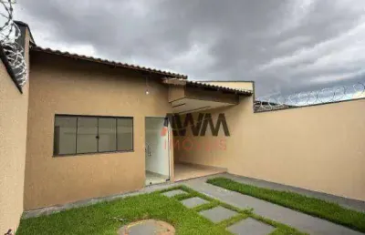 Casa com 3 quartos à venda, 98 m² por r$ 350.000 - jardim buriti sereno - aparecida de goiânia/go