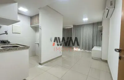 Apartamento com 1 quarto para alugar, 42 m² - setor oeste - goiânia/go