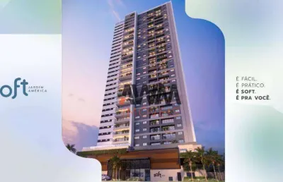 Apartamento com 2 quartos 1 suíte -novo à venda, 63 m² por r$ 610.000 - jardim américa - goiânia/go