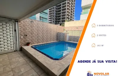 Casa com 3 quartos à venda na Rua Lilás, 56, Jardim Real, Praia Grande