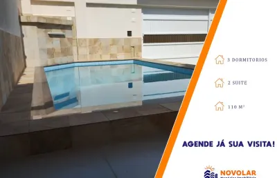Casa isolada com 3 dormitórios, sendo 2 suítes, piscina e churrasqueira gourmet