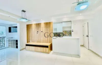 Lindo apartamento com 2 dormitórios, 2 vagas de garagem, pronto para morar, 67 m²