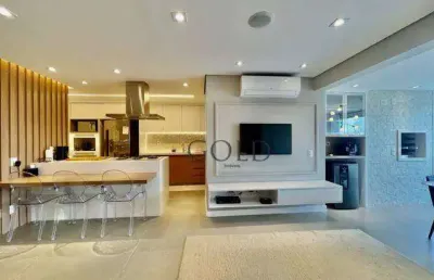 Apartamento com 3 dormitórios à venda, 130 m² - vila anastácio - são paulo/sp