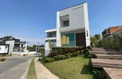 Casa nova e maravilhosa com 3 suítes, 4 vagas garagem , lazer , à venda, 380 m² por r$ 3.500.000 - nova caieiras 5- caieiras/sp