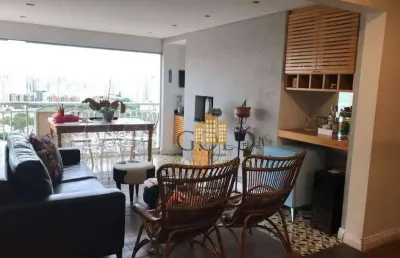 Mobiliado - 2 dorm e 1 closet / escritório , 104 m² - vila leopoldina - são paulo/sp