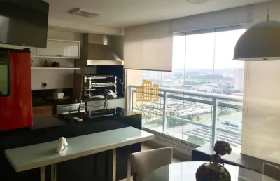 Lindo apartamento andar alto, com 3 dormitórios 3 suites para alugar, 210 m² - vila leopoldina - condominio clube - são paulo/sp