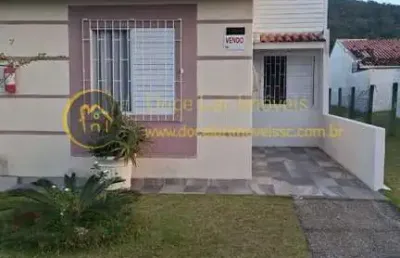 Casa em condomínio para venda em palhoça, bela vista, 3 dormitórios, 1 banheiro, 2 vagas