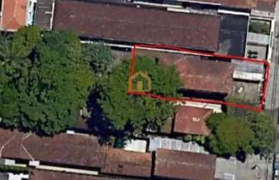 Terreno à venda com 8 m de frente e 50 m de fundo totalizando  400 m²,  campo grande - santos/sp