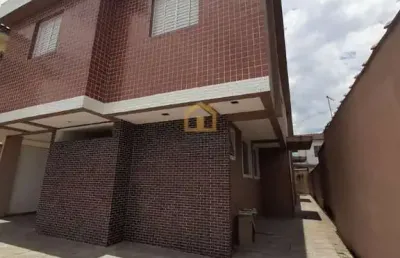 Sobrado novo com 2 dormitórios  e 1 vaga à venda - parque são vicente - são vicente/sp