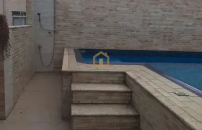 Sobrado com 3 quartos sendo 2 suíte e piscina  - marapé - santos/sp