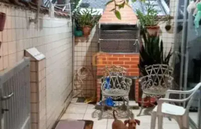 Casa com 2 dormitórios à venda - marapé - santos/sp