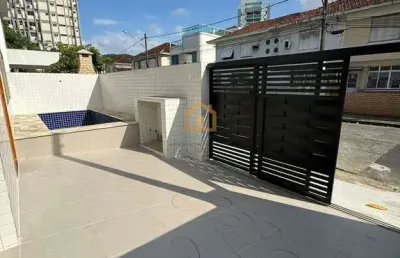 Casa sobrado, 03 quartos sendo 01 suíte  – bairro vila belmiro – santos