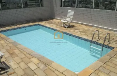 Apartamento garden com 3 dormitórios -gonzaga - santos/sp