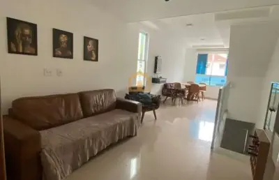 Sobreposta alta duplex 3 dormitórios à venda- marapé - santos/sp