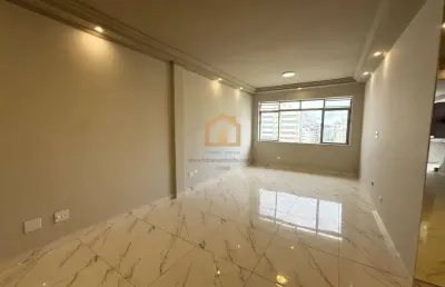 Apartamento reformado com 3 dormitórios e 147m² – gonzaga, santos