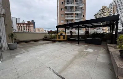 Apartamento garden com 2 suítes à venda – gonzaga, santos/sp