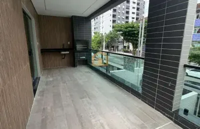 Sobreposta alta nova 3 dormitórios  no marapé – santos/sp