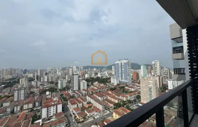 Apartamento alto padrão, 2 dormitórios (1 suíte) – 82,66 m²  santos/sp!