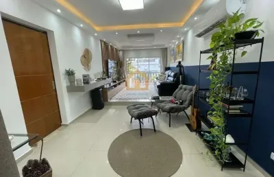 Apartamento à venda 2 dormitórios, sendo 1 suíte e uma vaga demarcada  no embaré– santos/sp