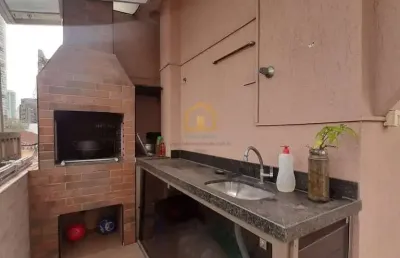 Cobertura em prédio de 3 andares. bairro embaré - santos/sp