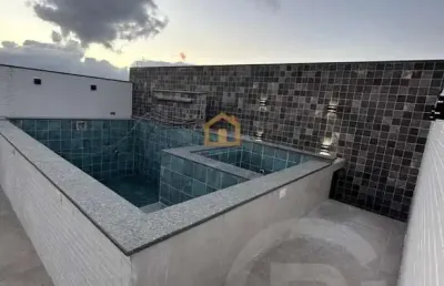 Apartamento novo térreo a partir de r$ 380 mil - bairro voturuá - são vicente/sp.