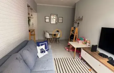Apartamento à venda 2 dormitórios bem distribuídos no marapé – santos/sp