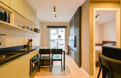 Studio para venda em são paulo, pinheiros, 1 dormitório, 1 banheiro