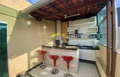 Cobertura à venda, 3 quartos, 1 suíte, 2 vagas, havaí - belo horizonte/mg