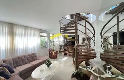 Cobertura à venda, 3 quartos, 2 suítes, 1 vaga, sion - belo horizonte/mg