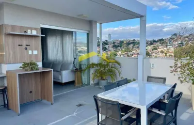 Cobertura à venda, 3 quartos, 1 suíte, 2 vagas, salgado filho - belo horizonte/mg