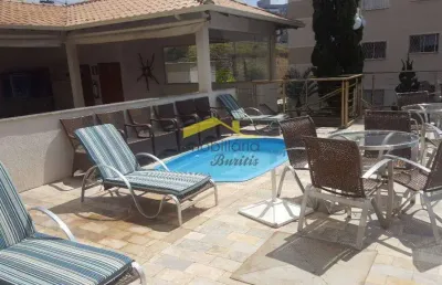 Apartamento para aluguel, 3 quartos, 1 suíte, 2 vagas, buritis - belo horizonte/mg