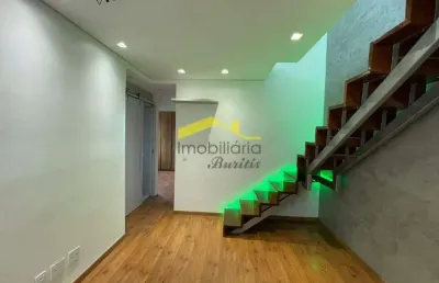 Cobertura para aluguel, 2 quartos, 1 vaga, buritis - belo horizonte/mg