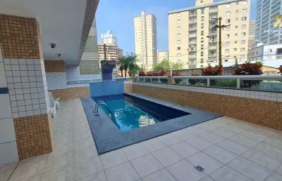 Apartamento com suíte - bairro caiçara em praia grande - sp