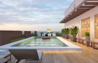 Apartamento 2 dormitórios com 2 suítes + lavabo lazer completo vila caiçara p.g