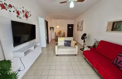 Apartamento amplo 1 dormitório mobiliado a 150m mar na ocian – praia grande/sp
