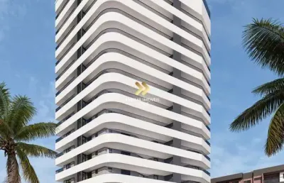 Apartamento com frente mar 2 dormitórios  entrada facilitada + saldo financiado