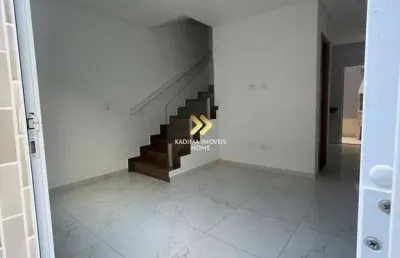 Casa em condomínio fechado com 2 quartos à venda na rua emílio de menezes, 142, vila assunção, praia grande, 53 m2 por r$ 428.000
