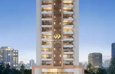 Apartamento de 1 dormitório com suíte 51m², 200 mts/mar  vila caiçara p. grande