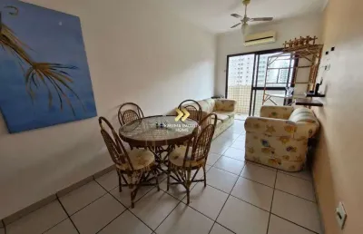 Apartamento amplo 1 dormitório 54m² sacada vista livre aviação – praia grande
