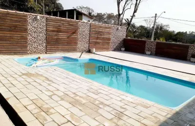 Chácara com 3 dormitórios à venda, 1290 m² por r$ 800.000,00 - veraneio ijal - jacareí/sp