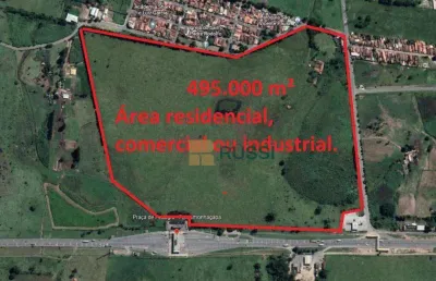 Área à venda, 495000 m² por r$ 42.450.000,00 - jardim padre rodolfo - pindamonhangaba/sp